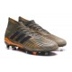 adidas Predator 18.1 Mens FG Football Boots Olive Green Black Orange