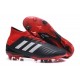 adidas Predator 18.1 Mens FG Football Boots Black White Red