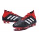 adidas Predator 18.1 Mens FG Football Boots Black White Red