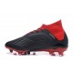 adidas Predator 18.1 Mens FG Football Boots Black White Red
