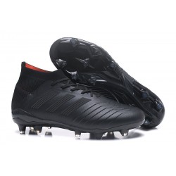 adidas Predator 18.1 Mens FG Football Boots Full Black