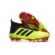 adidas New Predator 18+ FG Soccer Cleats Volt Red Black