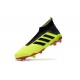 adidas New Predator 18+ FG Soccer Cleats Volt Red Black