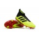 adidas New Predator 18+ FG Soccer Cleats Volt Red Black