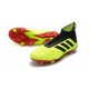 adidas New Predator 18+ FG Soccer Cleats Volt Red Black