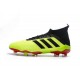 adidas Predator 18.1 Mens FG Football Boots Fluo Black