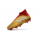 adidas New Predator 18+ FG Soccer Cleats Golden Red