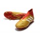 adidas New Predator 18+ FG Soccer Cleats Golden Red