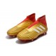 adidas New Predator 18+ FG Soccer Cleats Golden Red