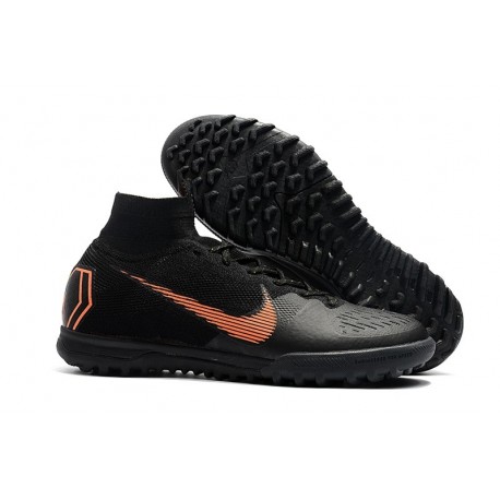Nike Mercurial Superfly X 6 Elite TF Boots Black Orange