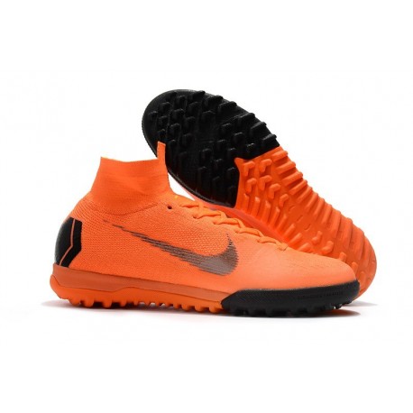 Nike Mercurial Superfly X 6 Elite TF Boots Orange Black