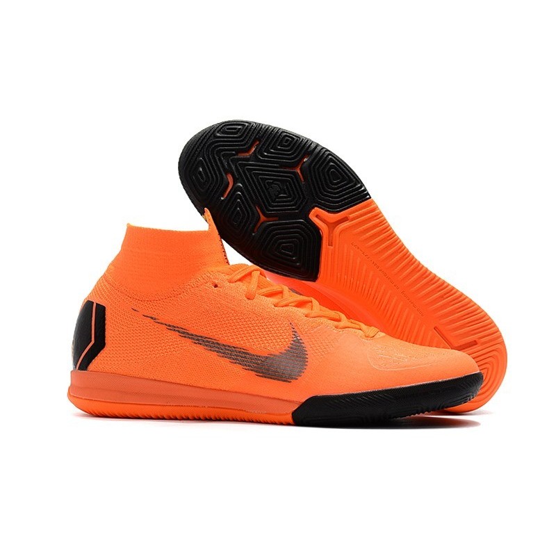 nike indoor soccer shoes orange