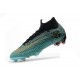 Nike Mercurial Superfly VI 360 Elite Ronaldo FG Soccer Cleats - Jade Gold Black