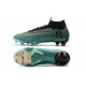 Nike Mercurial Superfly VI 360 Elite Ronaldo FG Soccer Cleats - Jade Gold Black