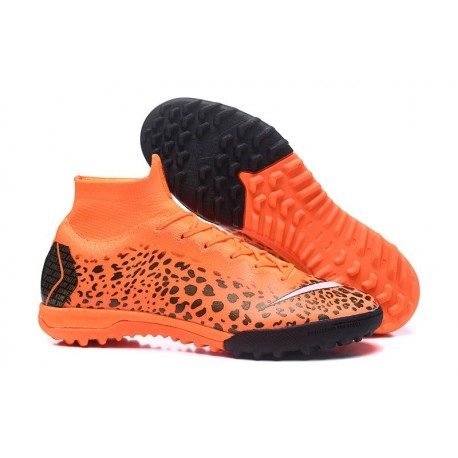 Nike Mercurial SuperflyX 6 360 Elite TF Boots - Safari Orange Black