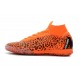 Ronaldo Nike Mercurial SuperflyX VI Elite IC Indoor Shoes Safari Orange Black