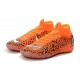 Ronaldo Nike Mercurial SuperflyX VI Elite IC Indoor Shoes Safari Orange Black