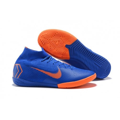 Nike Mercurial SuperflyX VI Elite IC Indoor Shoes Blue Orange