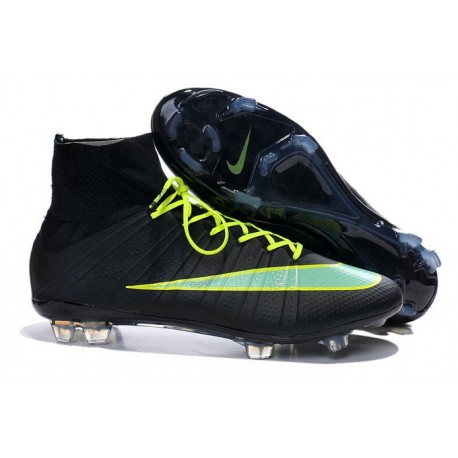 Top Nike Mercurial Superfly FG ACC Soccer Cleat Black Green