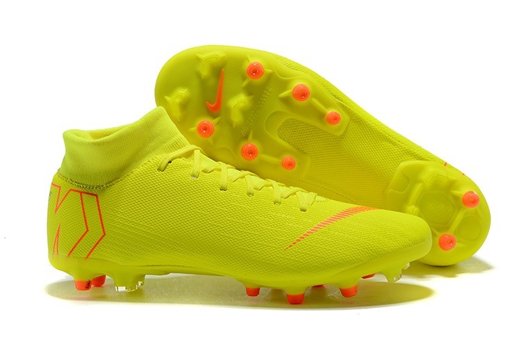 Saltar lavanda Libro Nike Mercurial Superfly VI Elite AG-Pro Football Boots Yellow Orange