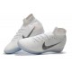 Nike Mercurial SuperflyX VI Elite IC Indoor Shoes White Gray