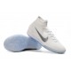 Nike Mercurial SuperflyX VI Elite IC Indoor Shoes White Gray