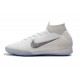 Nike Mercurial SuperflyX VI Elite IC Indoor Shoes White Gray