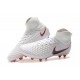 Top Nike Magista Obra 2 FG Firm Ground Boots - White Grey Crimson