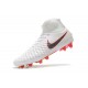 Top Nike Magista Obra 2 FG Firm Ground Boots - White Grey Crimson