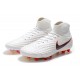 Top Nike Magista Obra 2 FG Firm Ground Boots - White Grey Crimson