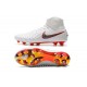 Top Nike Magista Obra 2 FG Firm Ground Boots - White Grey Crimson