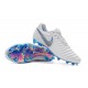 Nike Tiempo Legend 7 FG Kangaroo Leather - White Grey Blue