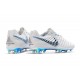 Nike Tiempo Legend 7 FG Kangaroo Leather - White Grey Blue