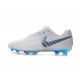 Nike Tiempo Legend 7 FG Kangaroo Leather - White Grey Blue