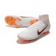Nike Mercurial Superfly VI 360 Elite FG Soccer Cleats - White Grey Orange