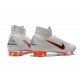 Nike Mercurial Superfly VI 360 Elite FG Soccer Cleats - White Grey Orange