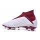 adidas New Predator 18+ FG Soccer Cleats White Red