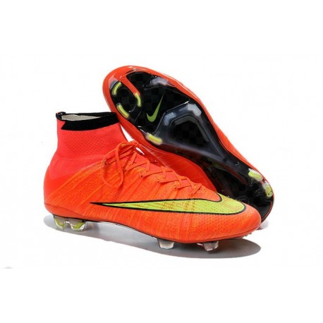 Top Nike Mercurial Superfly FG ACC Soccer Cleat Hyper Punch Gold Black