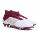 adidas Predator 18.1 Mens FG Football Boots White Red