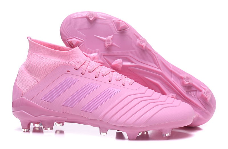 pink football boots