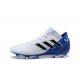 adidas World Cup 2018 Messi Nemeziz 18.1 FG - White Blue