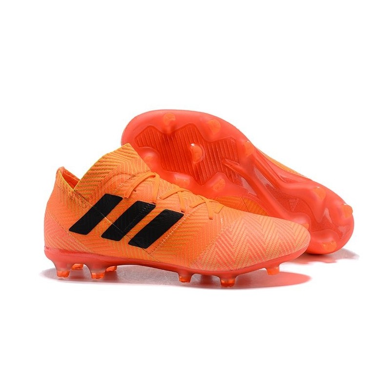 messi boots orange