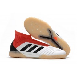 adidas PP Predator Tango 18+ IN Football Boots White Red Black