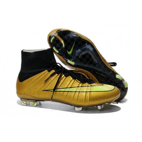 Top Nike Mercurial Superfly FG ACC Soccer Cleat Golden Volt Black