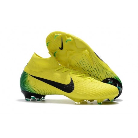 Nike Mercurial Superfly VI 360 Elite FG Soccer Cleats - Yellow Green