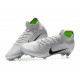 Nike Mercurial Superfly VI 360 Elite FG Soccer Cleats - Silver Black