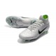 Nike Mercurial Superfly VI 360 Elite FG Soccer Cleats - Silver Black