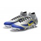 Nike Mercurial Superfly 6 Elite FG World Cup 2018 Boots - Silver Blue Yellow