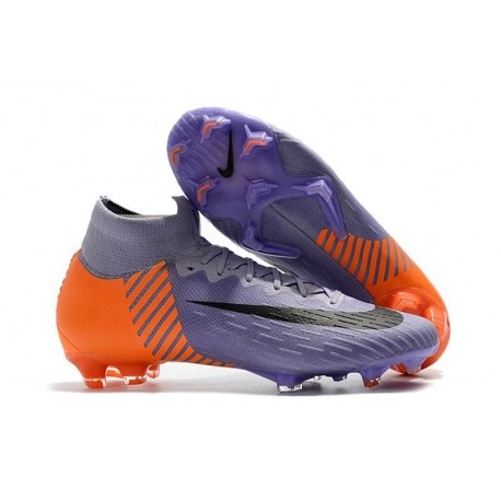 Nike Mercurial Superfly 6 Elite FG World Cup 2018 Boots - Purple Orange Black