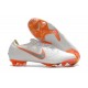 Nike Mercurial Vapor XII Mens FG Football Boots - White Orange